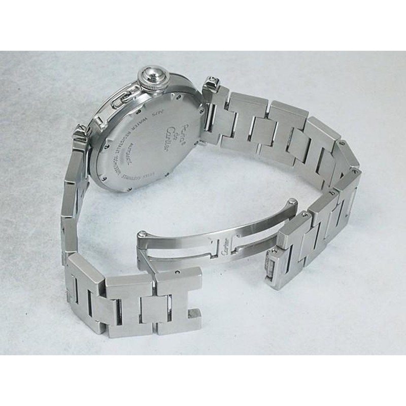 音羽屋□ カルティエ Cartier パシャC ビッグデイト W31044M7 ボーイズ ユニセックス 自動巻 腕時計 | LINEショッピング