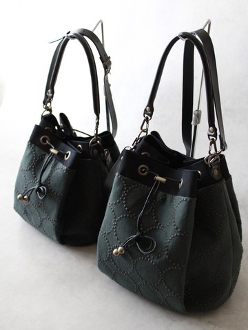 束口袋 minä perhonen 布料使用 tambourine