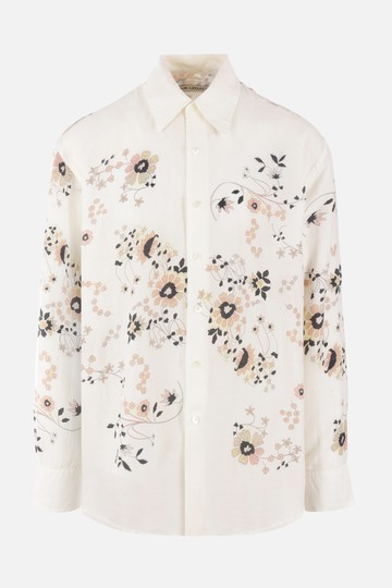 OUR LEGACY Above cotton and silk oversized shirt Man