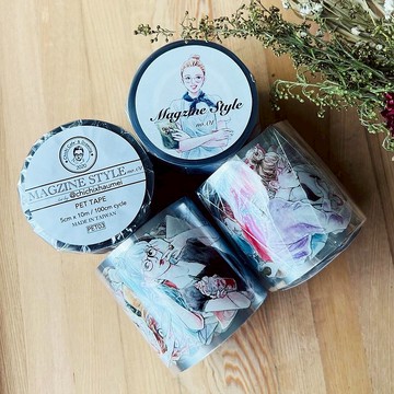 季季Chichi // MAGZINE STYLE no.1 // 亮面PET膠帶 5公分