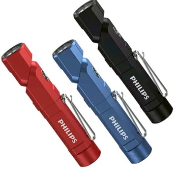 PHILIPS 飛利浦 強光手電筒 SFL5806 充電式 1000流明 IP68防水 緊急照明 防身 登山 日本代購