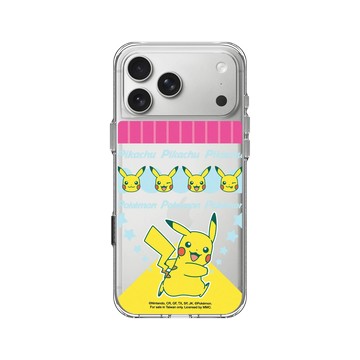 iPhone 17 Pro Max Clear Case（相機按鈕） 透明 - 寶可夢 Pokemon - 多彩系列-皮卡丘