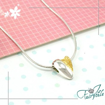 【伊飾炫銀】寄語心房＊金砂純銀項鍊