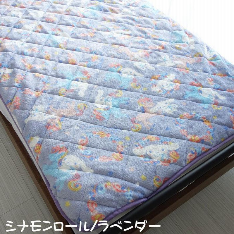 サンリオ 暖かいフランネル素材 敷きパッド シングル ハローキティ シナモロール 秋・冬 ベッド・敷布団共用 キャラクター シナモンロール 通販 LINEポイント最大0.5%GET LINEショッピング シナモロール シングルサイズ冷感敷きパッド