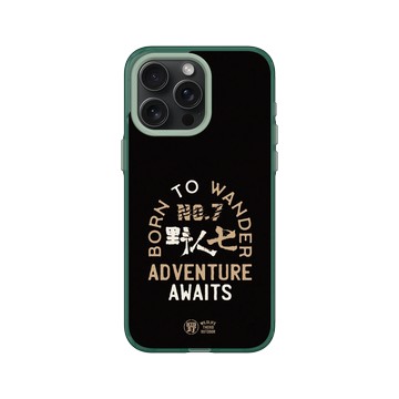 iPhone 15 Pro Max Clear 憂墨綠 - KID - ADVENTURE 野人七號