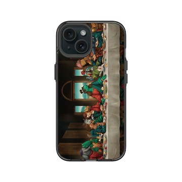 iPhone 15 Clear 酷墨灰 - 怪奇事物所 Incrediville - 最後的晚餐