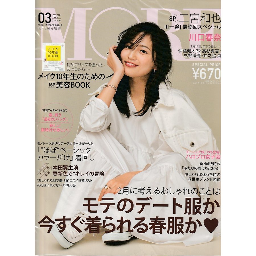 MORE　2019年3月号　モア3月号増刊　雑誌