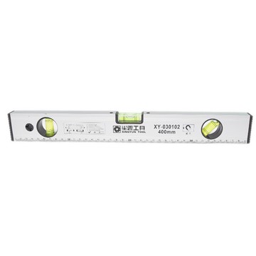 gn265d鋁合金水平尺 400mm 內磁 帶磁水平尺 磁性 水平尺 平衡尺 坡度水平儀 測量