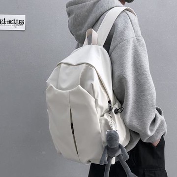 男士雙肩包ins潮酷百搭大容量個性背包男初中學生書包男大學生潮