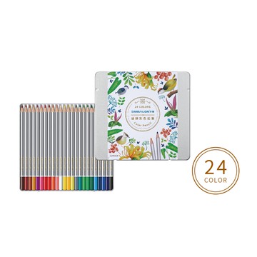 雄獅 塗頭色鉛筆 24色/組 C2400/8【APP滿額下單10%點數(單一帳號最高5000點)】1/31止