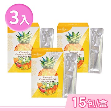 【大漢酵素】衛您好鳳梨多醣飲 15mlx15包/盒 (3盒)
