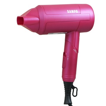 SAMPO 聲寶 速乾摺疊吹風機 1000W  桃紅色  ED-N2010VL