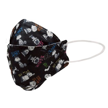 【Snoopy 史努比】 宏瑋KF94史努比立體醫療口罩-酷炫 （10入/盒） （20.8x8cm） _廠商直送