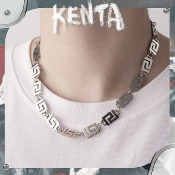 【熱銷優惠中】長城紋項鍊 街頭風男生項鍊 中性飾品配件 約會穿搭男生飾品 不鏽鋼飾品 KENTA