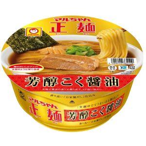 「東洋水産」　マルちゃん　正麺　芳醇こく醤油　カップ　119g×12個セット