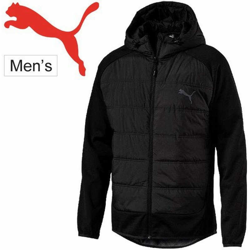 中綿ジャケット メンズ アウター プーマ Puma ハイブリッド ナカワタジャケット スポーツウェア 男性 防寒着 フード付き ジャンバー ブルゾン カジュアル 通販 Lineポイント最大0 5 Get Lineショッピング