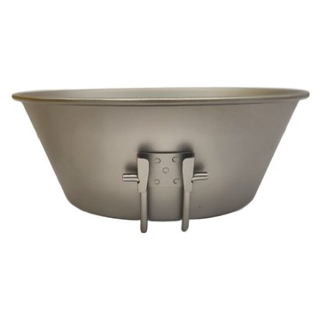 EAMKEVC 伊凱文 純鈦T型折疊把柄湯碗 450ml  1個  均碼