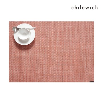 美Chilewich / 細籃網編 Mini Basketweave 方形餐墊 磚紅(Clay)【領券滿額再折千7/31止】