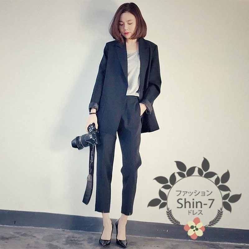 セットアップスーツレディースパンツスーツ春秋おしゃれスーツコート上下セット入学式スーツパンツセレモニーママ通勤 通販 Lineポイント最大0 5 Get Lineショッピング