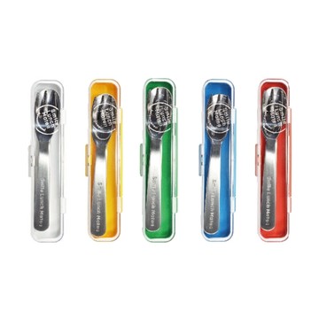 不鏽鋼兒童餐具叉匙組/日本製（多色可選）單入 藍