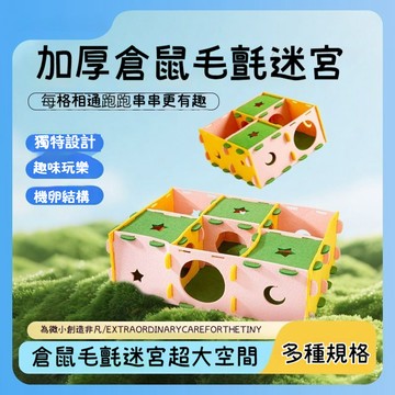 2025新款🌟倉鼠益智迷宮 倉鼠偷窺屋 倉鼠躲避屋 倉鼠造景窩 倉鼠毛氈 倉鼠隧道毛氈迷宮 倉鼠平台 倉鼠玩具 倉鼠益智