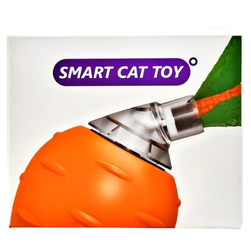 BENTOPAL 邦特普 跑跑胡蘿蔔 L01 智能貓玩具 滾動+抖動+甩動 多彩LED聲光效果 USB充電  橘色 + 綠色  1盒