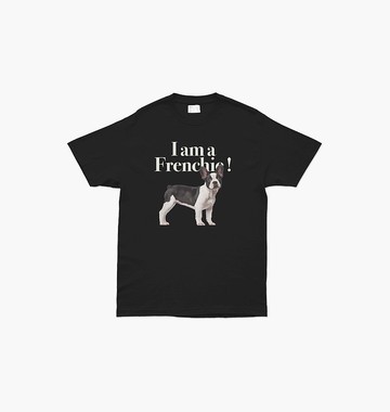 上衣 HAY : I am a Frenchie! T-Shirt - 白色 / 黑色 / 天空藍 / 粉色 (中性款)