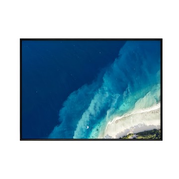 菠蘿選畫所 藍色沙瓦 台灣製造  42 x 59.4cm  黑色