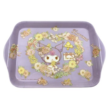 Skater 美耐皿托盤  211 x 144 x 22mm  庫洛米 紫色  1個