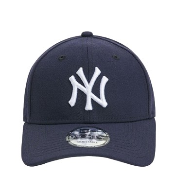 NEW ERA 9FORTY YANKEES LOGO DEEP NAVY WHITE