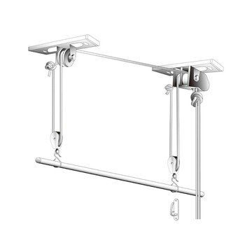 不鏽鋼昇降晾衣架 不含曬衣桿