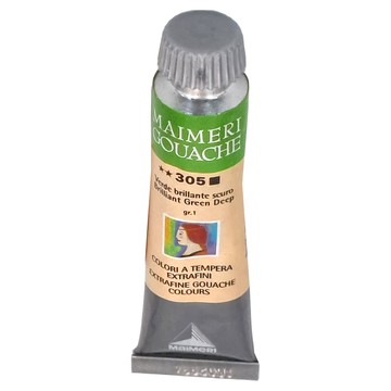 MaIMeRI 美利 GOUACHE 不透明水彩 MA-2002305 BRILLIANT GREEN DEEP 305 深鮮綠  20ml  1色