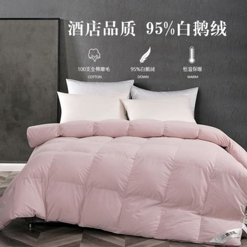 五星級酒店羽絨被白鵝絨被芯春被加厚保暖120s五星級酒店秋冬被
