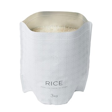 marna 極 白米保存袋 3kg x 2袋  1組  白