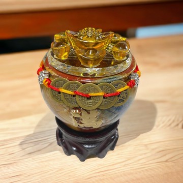 ?? 鶯歌 福運亨通七星元寶 招財進寶 開運生財 聚寶盆 套組 七星陣 正財偏財 ❤️含淨化加持 含底座