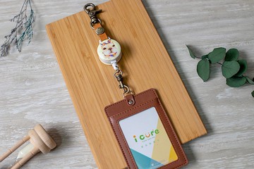 i好鉤 伸縮證件套組 -手繪風系列 / 髮帶法鬥_AVH11