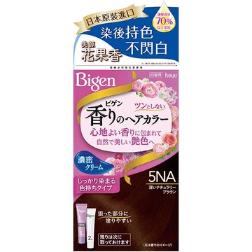 美源花果香快速染髮霜-5NA自然暖棕色