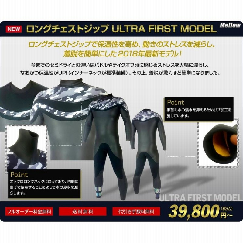 ダック様専用出品です。セミドライ フロントロングチェストジップ