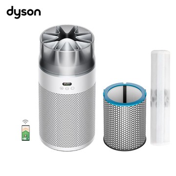Dyson 戴森【效率等級1】HJ10 HushJet Purifier Compact 噴射氣流空氣清淨機 (銀白色) 贈360°靜電式+甲醛濾網及寵物濾網單盒2入組