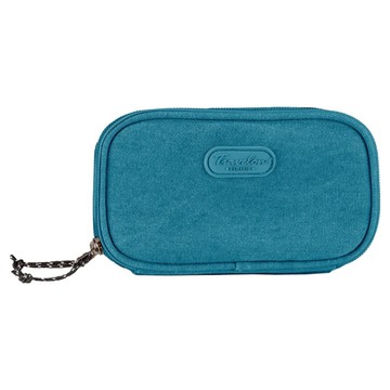 TRAVELON 雙層3C配件飾品收納包  1個  TR359  湖水綠