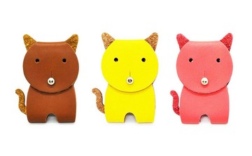 Worpi 雙線架 3 件組 - Cat 耳機線架，貓，3 件