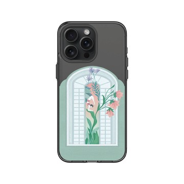 iPhone 15 Pro Max Clear 酷墨灰 - 欣蒂小姐 Miss Cyndi - 女子堅柔