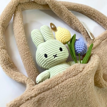 BON TON TOYS｜Miffy米菲兔ECO燈芯絨填充玩偶-薄荷綠 23cm