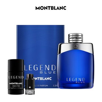 【MONTBLANC萬寶龍】傳奇紳藍淡香精100ml(贈隨機體香膏75g+小香乙瓶)