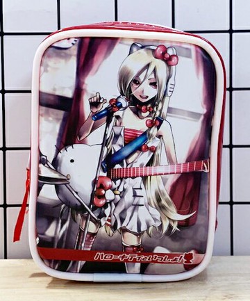 【震撼精品百貨】凱蒂貓 Hello Kitty 日本SANRIO三麗鷗 KITTY 拉鍊化妝袋/收納袋-動漫#26597 震撼日式精品百貨