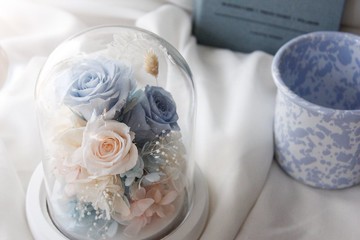 香檳色海洋/永生花夜燈