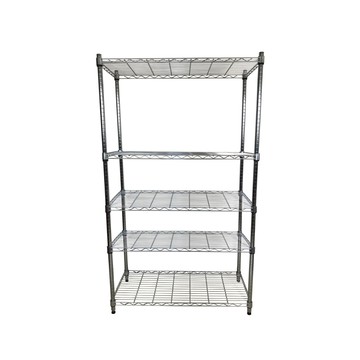 我塑我形 90 x 45 x 150 cm MIT耐重萬用鐵力士鍍鉻五層架 收納架 置物架 鐵力士架 鞋架