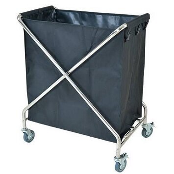 【企隆 圍欄 飯店用品】 D42 不銹鋼折疊布巾車 (飯店 旅館 民宿 清掃 清潔人員)