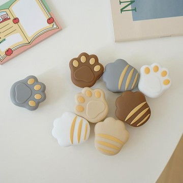 【有飾life】貓爪防撞角 桌角護角 嬰幼兒寵物用 矽膠高彈 免打孔強力貼 可愛肉球 安全防護 家具護邊 矽膠防撞
