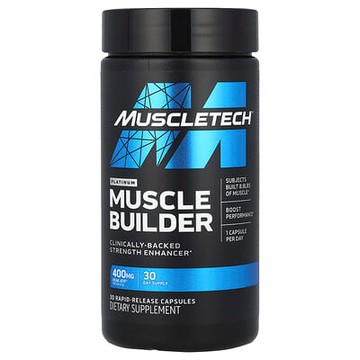 MuscleTech, 鉑金增肌粉，400 毫克，30 粒速釋膠囊